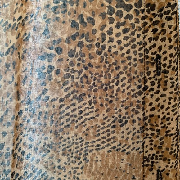 Leopard Print Silk Dress and Duster - Picture 4 of 6